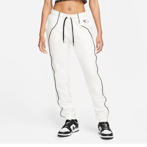 Nike Women's Air Fleece Joggers-White/Black